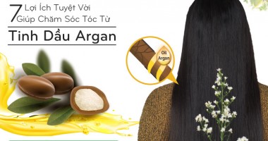 Tinh dầu Argan và 7 lợi ích tuyệt vời giúp chăm sóc tóc
