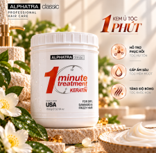 KEM Ủ TÓC 1 PHÚT – 1 MINUTE TREATMENT 1500g ( Cam )