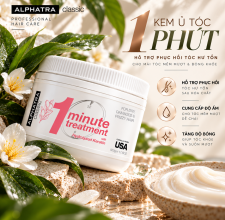 KEM Ủ TÓC 1 PHÚT – 1 MINUTE TREATMENT  500g ( Pink )