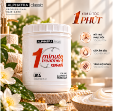 KEM Ủ TÓC 1 PHÚT – 1 MINUTE TREATMENT 1500g ( Cam )