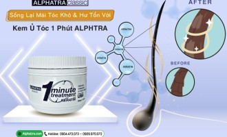 Sống Lại Mái Tóc Khô & Hư Tổn Với Kem Ủ Tóc 1 Phút ALPHATRA