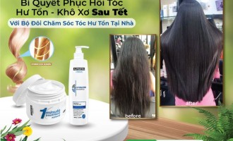 Bí Quyết Phục Hồi Tóc Hư Tổn - Khô Xơ Sau Tết - Với Bộ Đôi Chăm Sóc Tóc Hư Tổn Tại Nhà