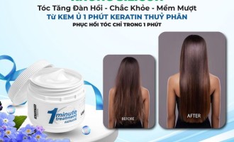 Không Silicon “ Tóc Tăng Đàn Hồi - Chắc Khỏe - Mềm Mượt Từ KEM Ủ 1 PHÚT KERATIN THUỶ PHÂN.