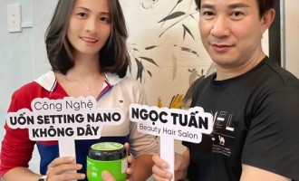 UỐN SETTING NANO KHÔNG DÂY - Cho Tóc Highlight Sáng Salon Ngọc Tuấn - Phú Nhuận.