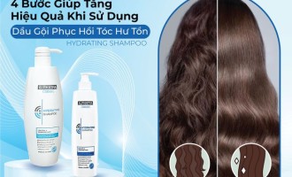 4 Bước Giúp Tăng Hiệu Quả Khi Sử Dụng Dầu Gội Phục Hồi Tóc Hư Tổn - HYDRATING SHAMPOO